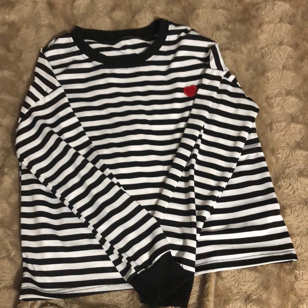 Shein striped shirt